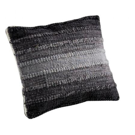 MAT THE BASICS Ignazio Grey Square Cushions- 18 x 18 in. CUSIGNGRY181800